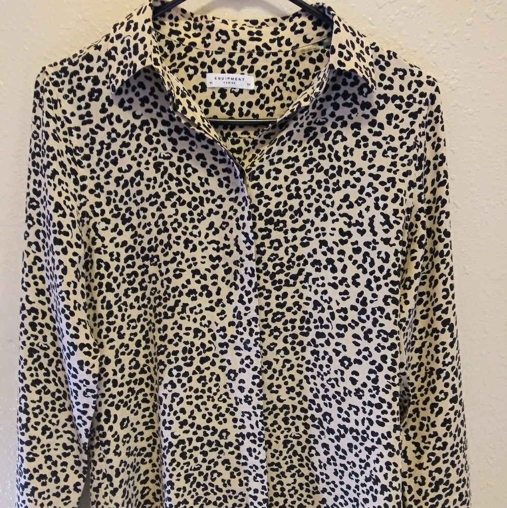 Silk blouse Equipment XS LOOKS NEW